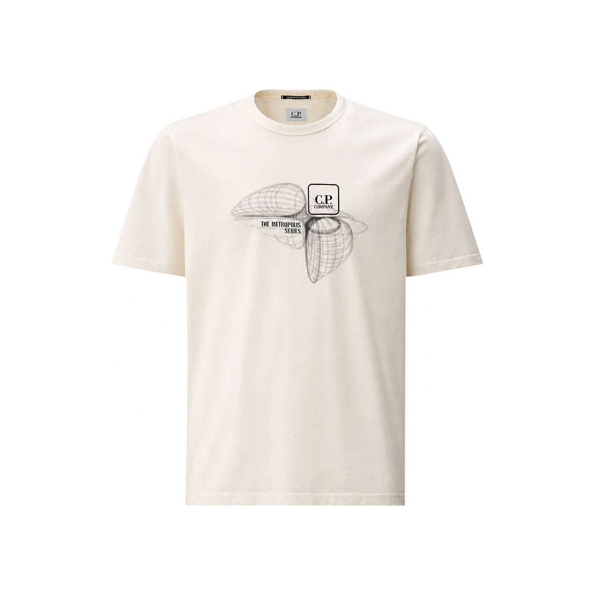 CP Company Mercerized Jersey Men’s Short Sleeve T-Shirt White