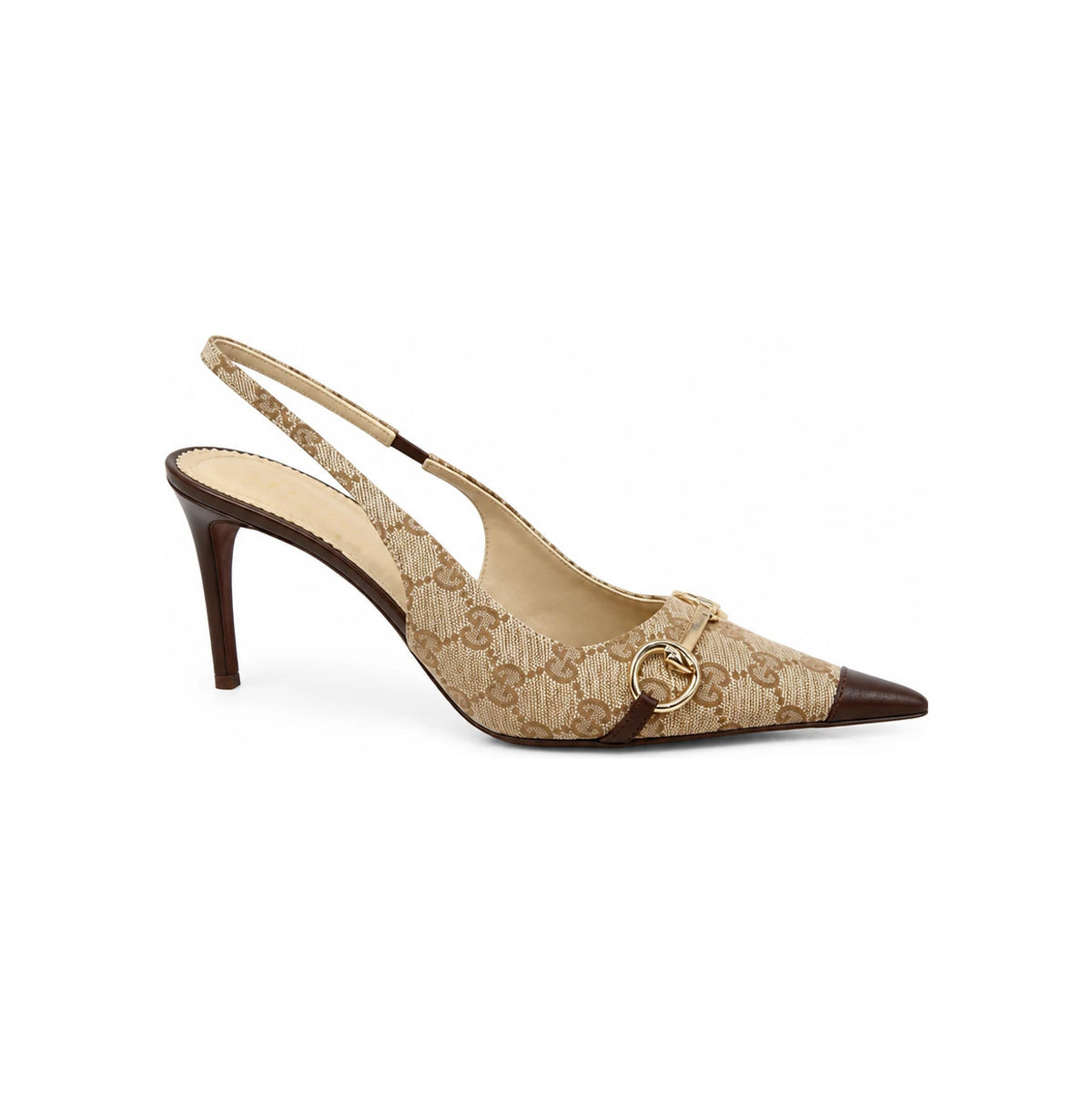 GUCCI Leather Slingback Pumps