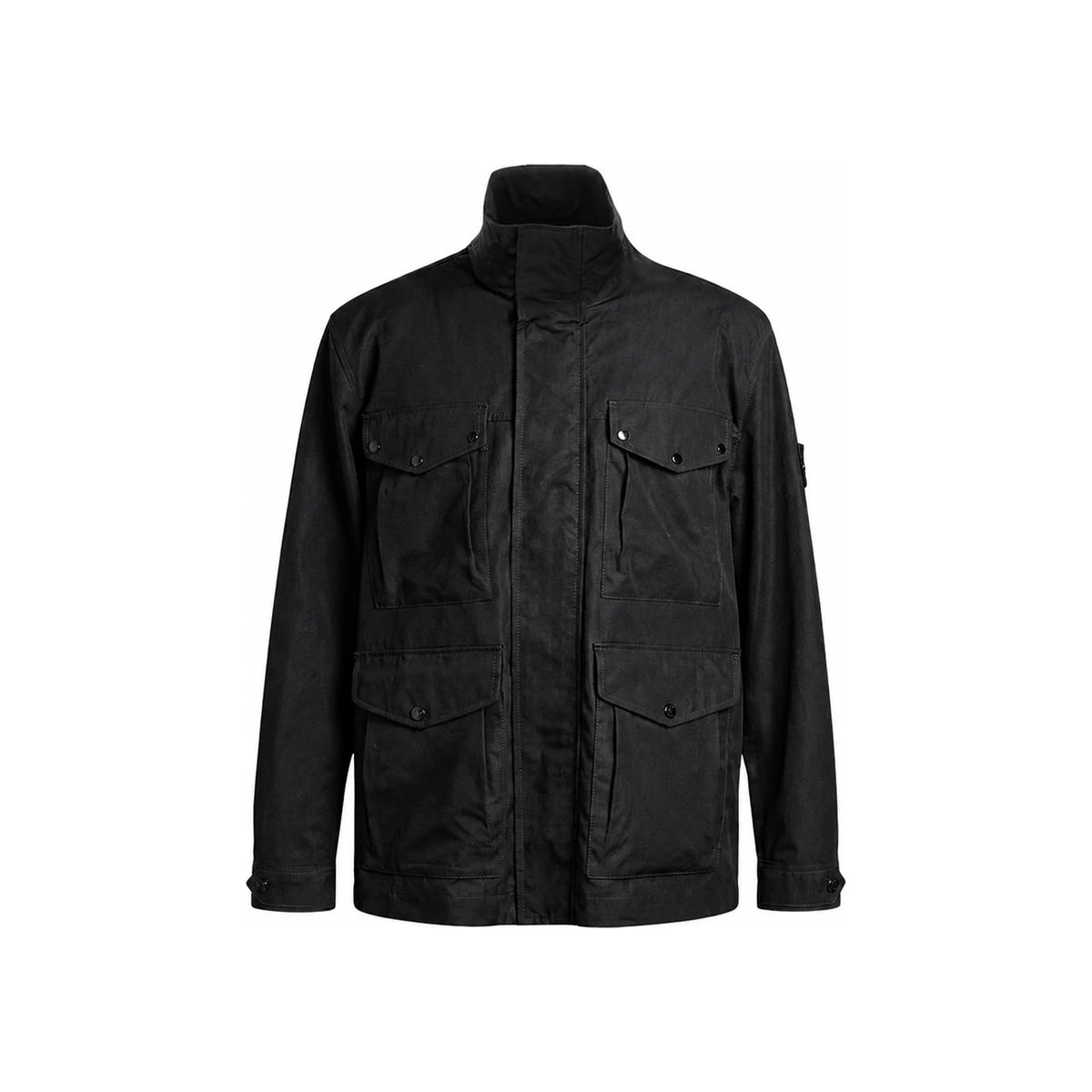 STONE ISLAND Ghost All-Weather Cotton Field Jacket Black 4100035 S0F01 V0029