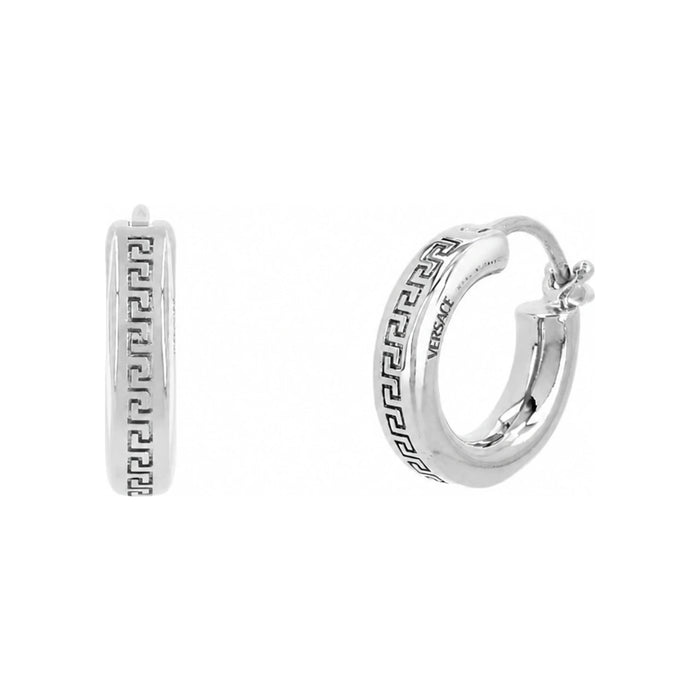 Versace Greca Small Hoop Earrings Gold-Tone 1018958 1A00620 3J030
