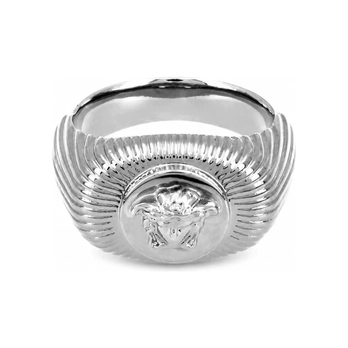 Versace Medusa Vigi Ring Women’s Gold-Tone Jewelry 1022284 1A00620 3J030