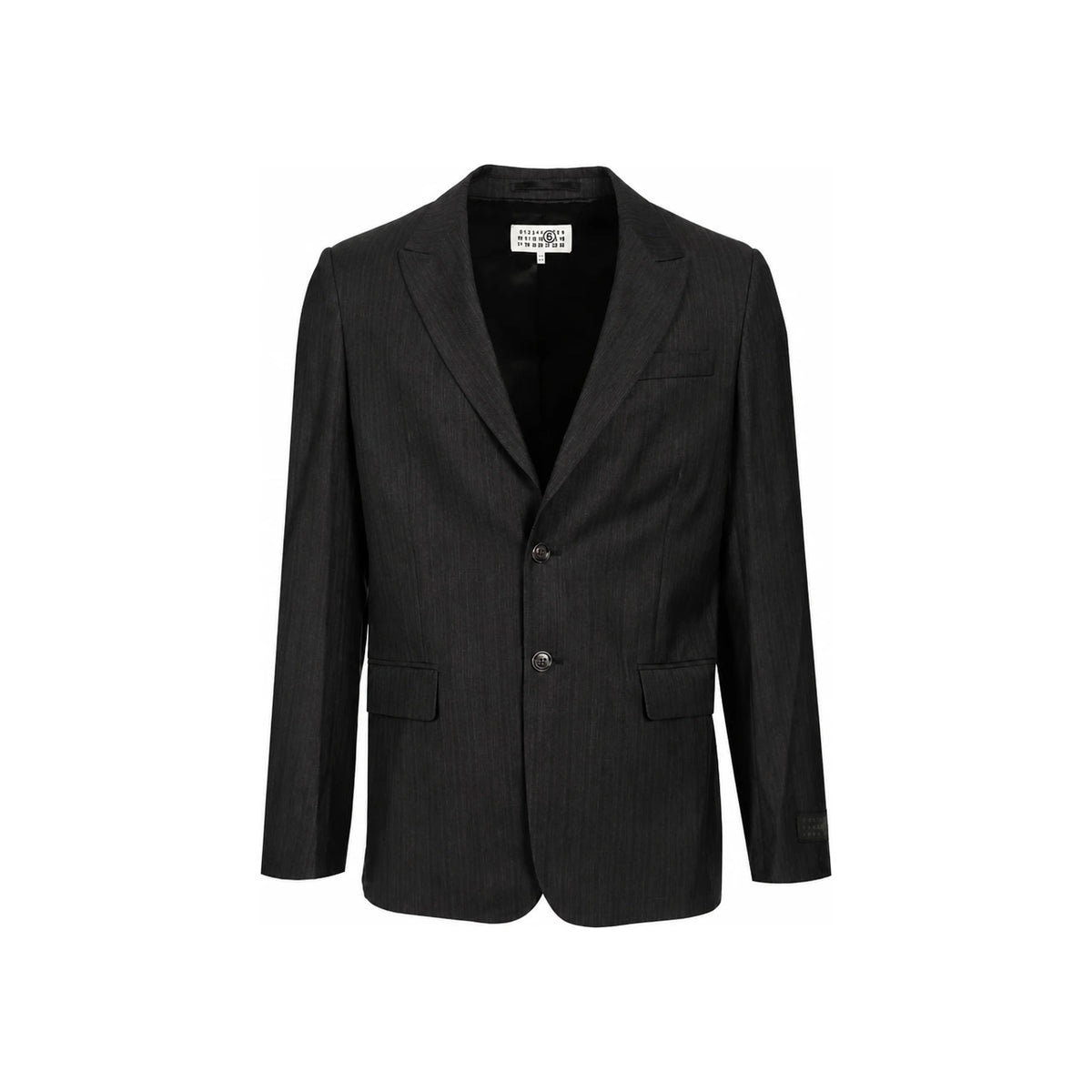 Maison Margiela Black Wool Suit Jacket