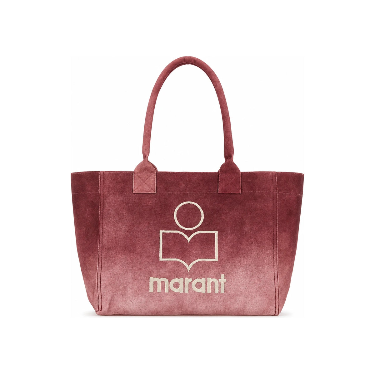 Isabel Marant Yenky Zip Tote Bag Brown Leather