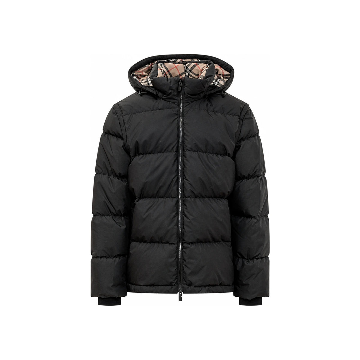 BURBERRY Black Down Puffer Jacket Women