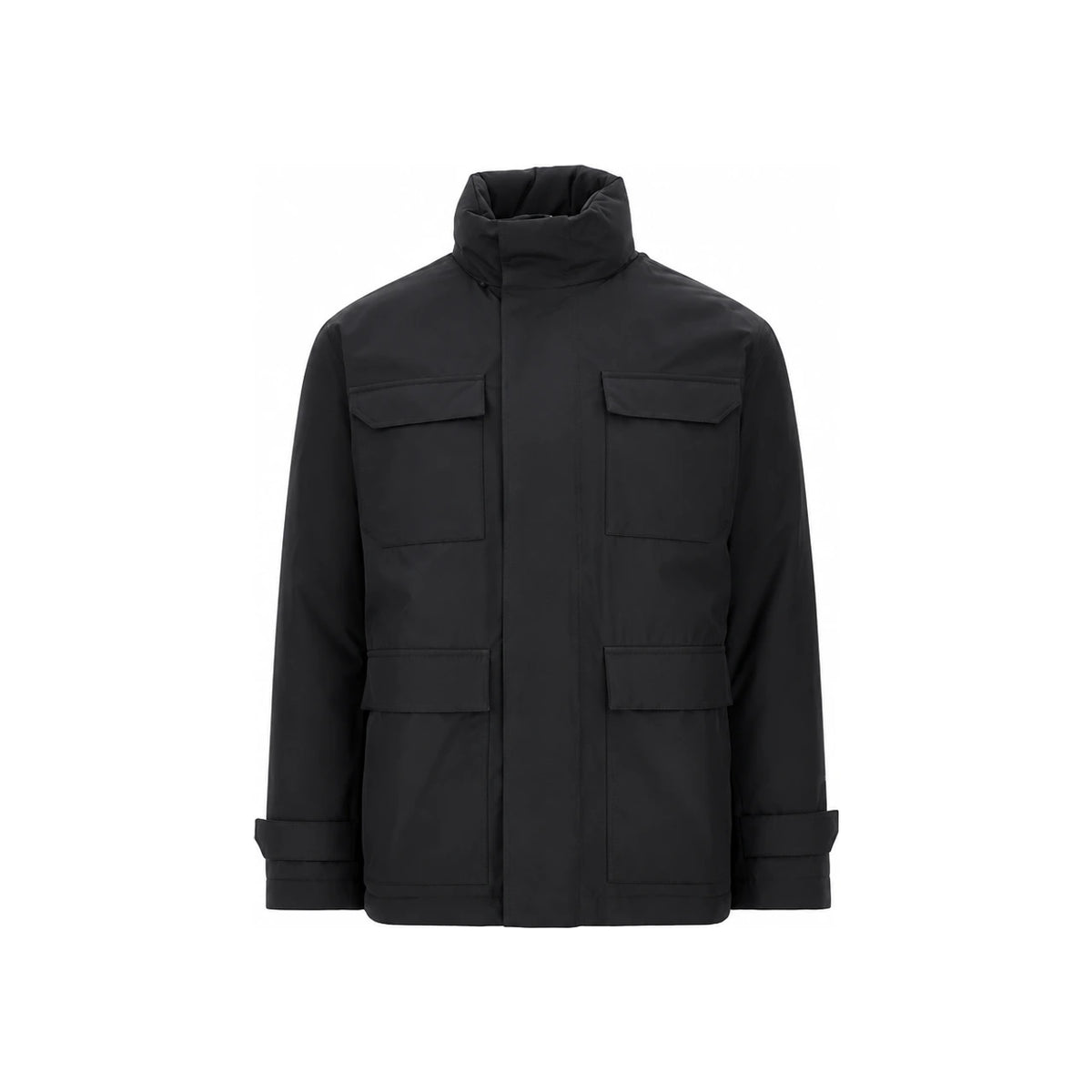 Herno Black Nylon Down Puffer Jacket for Men