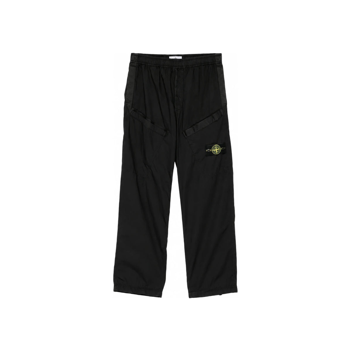 STONE ISLAND Straight Leg Pants Black Men’s Classic Trousers