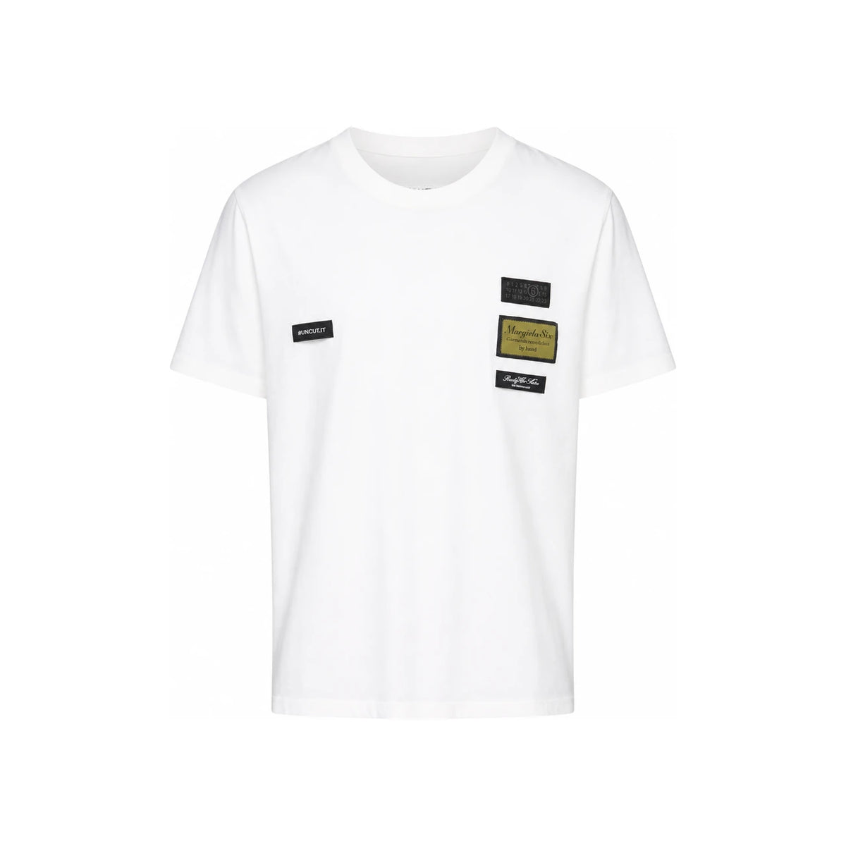 Maison Margiela Short Sleeve Cotton T-Shirt White Men