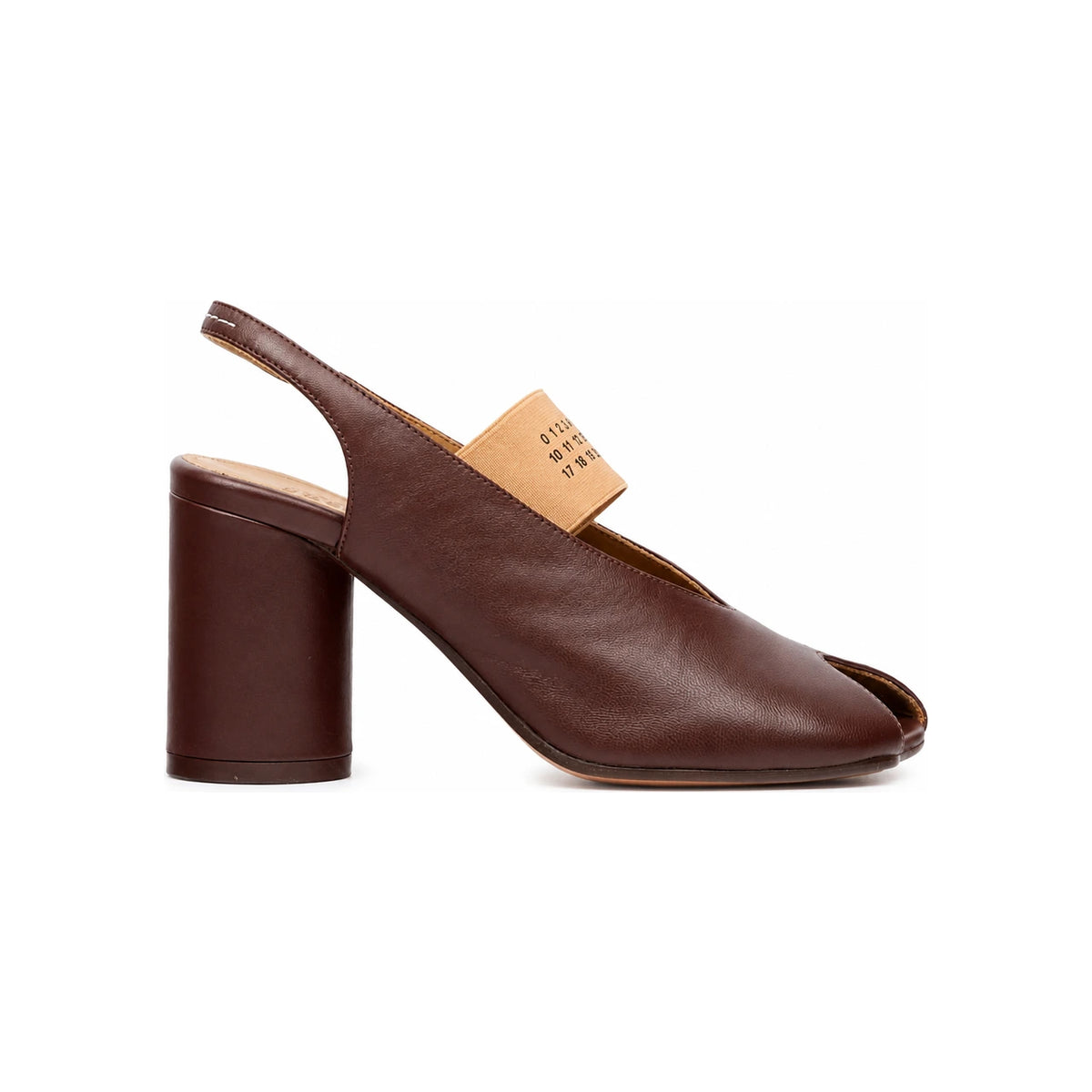 Maison Margiela Brown Leather Strappy Sandals
