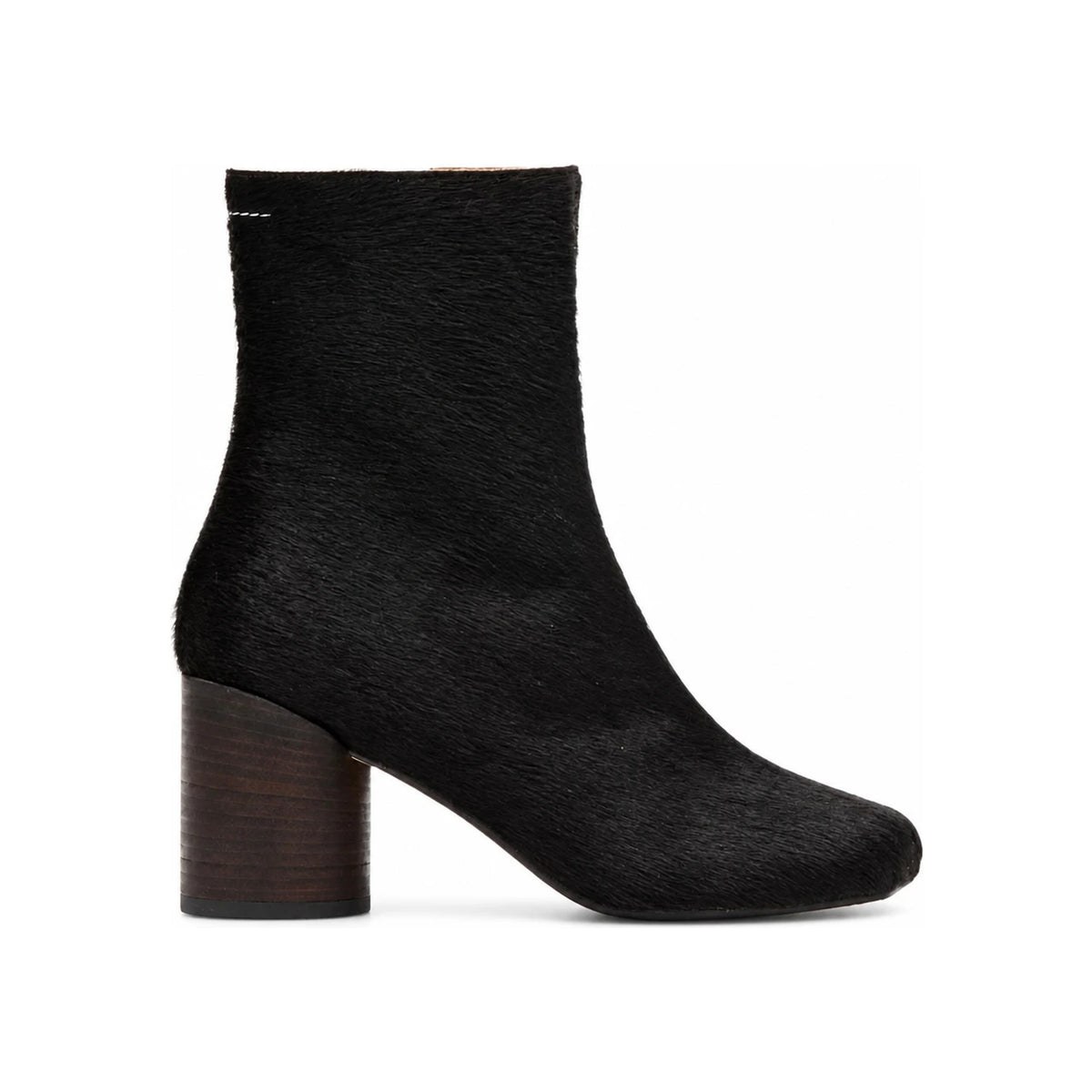 Maison Margiela Leather Ankle Boots Women’s Tan Block Heel Booties