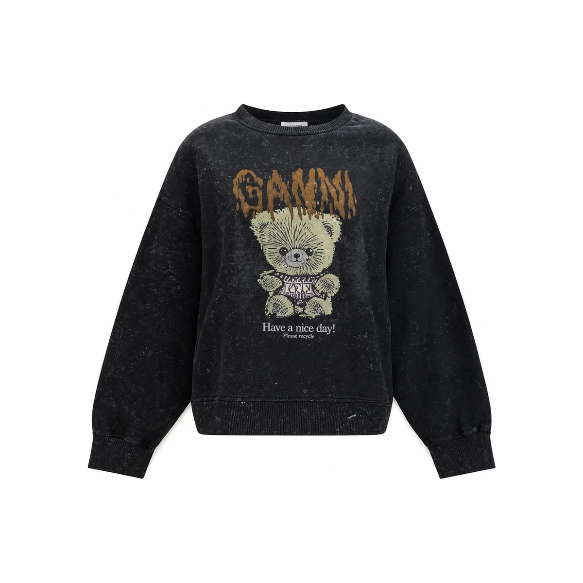 GANNI Teddy Forest Vintage Wash Women’s Sweatshirt