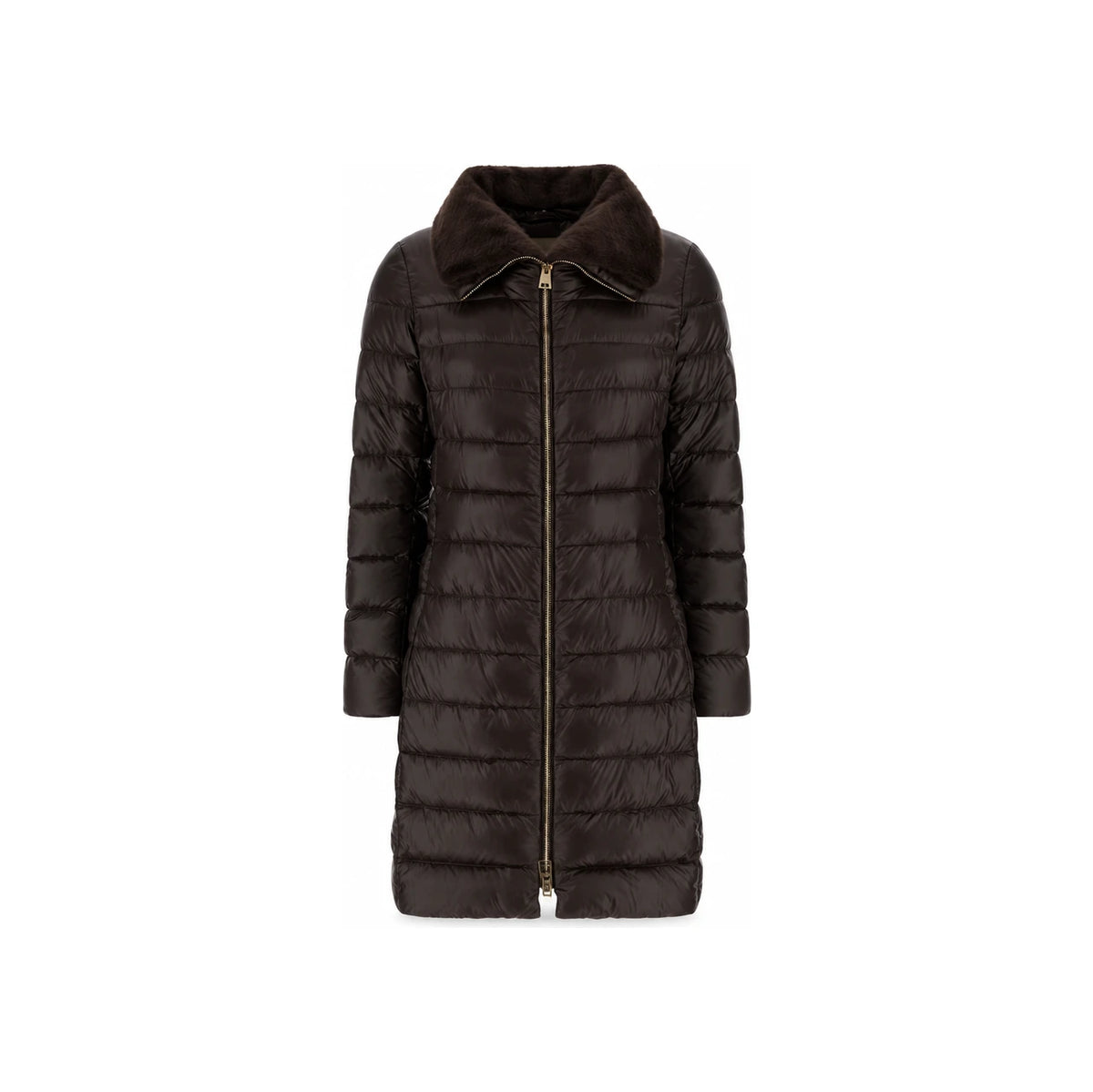 Herno Black Lightweight Down Puffer Jacket for Women