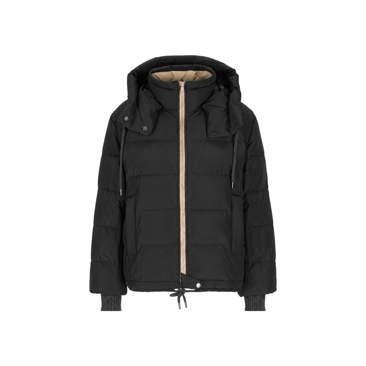 Brunello Cucinelli Black Down Puffer Jacket for Men