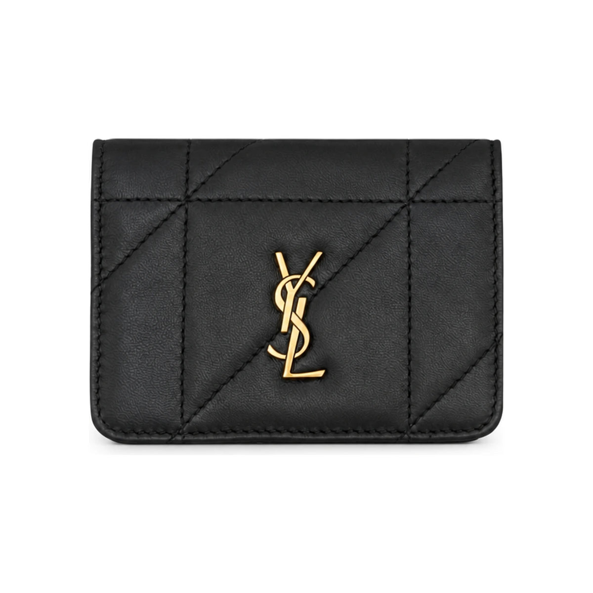 Saint Laurent Black Leather Clutch Bag