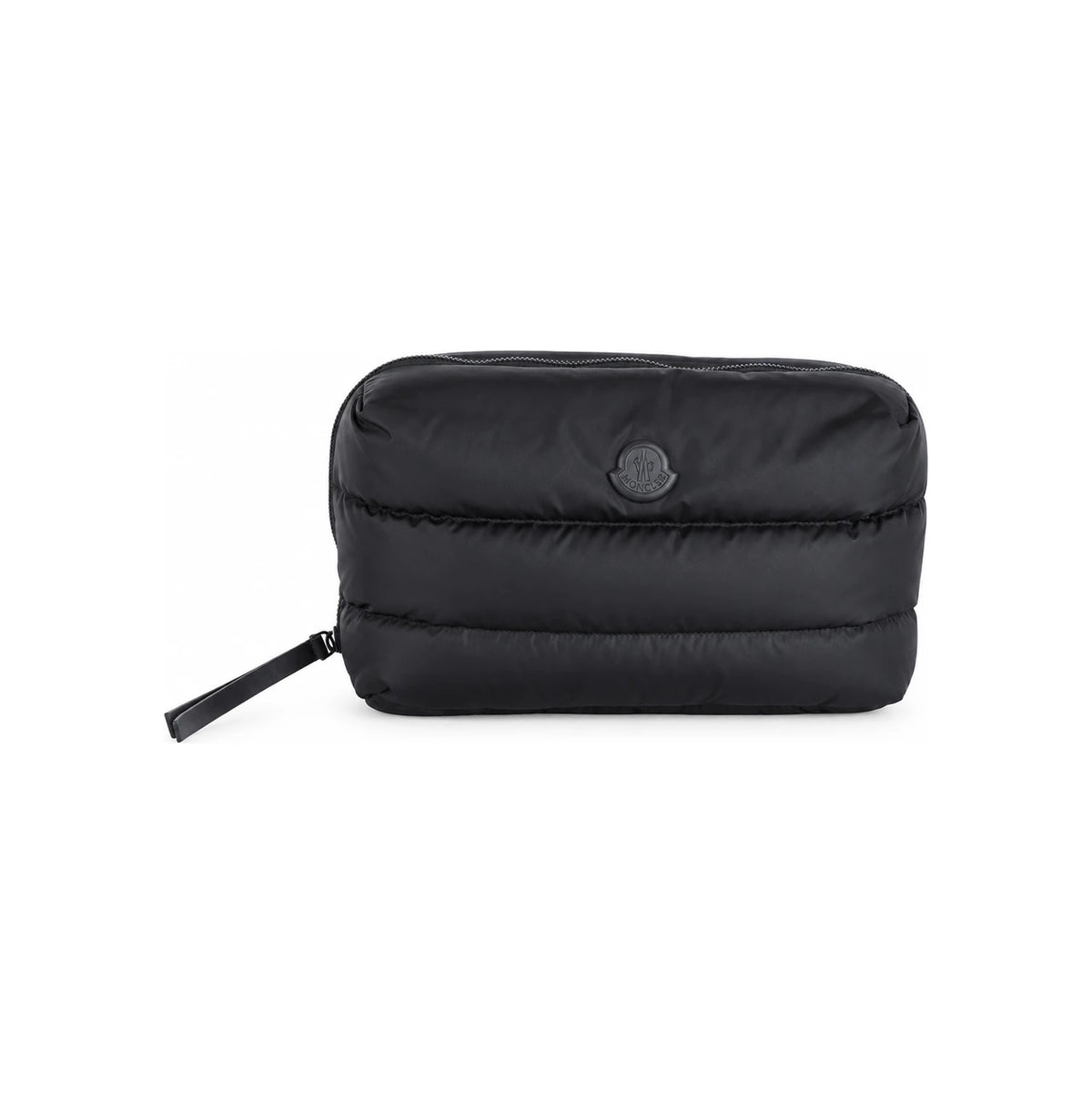 Moncler Black Leather Clutch Bag for Men