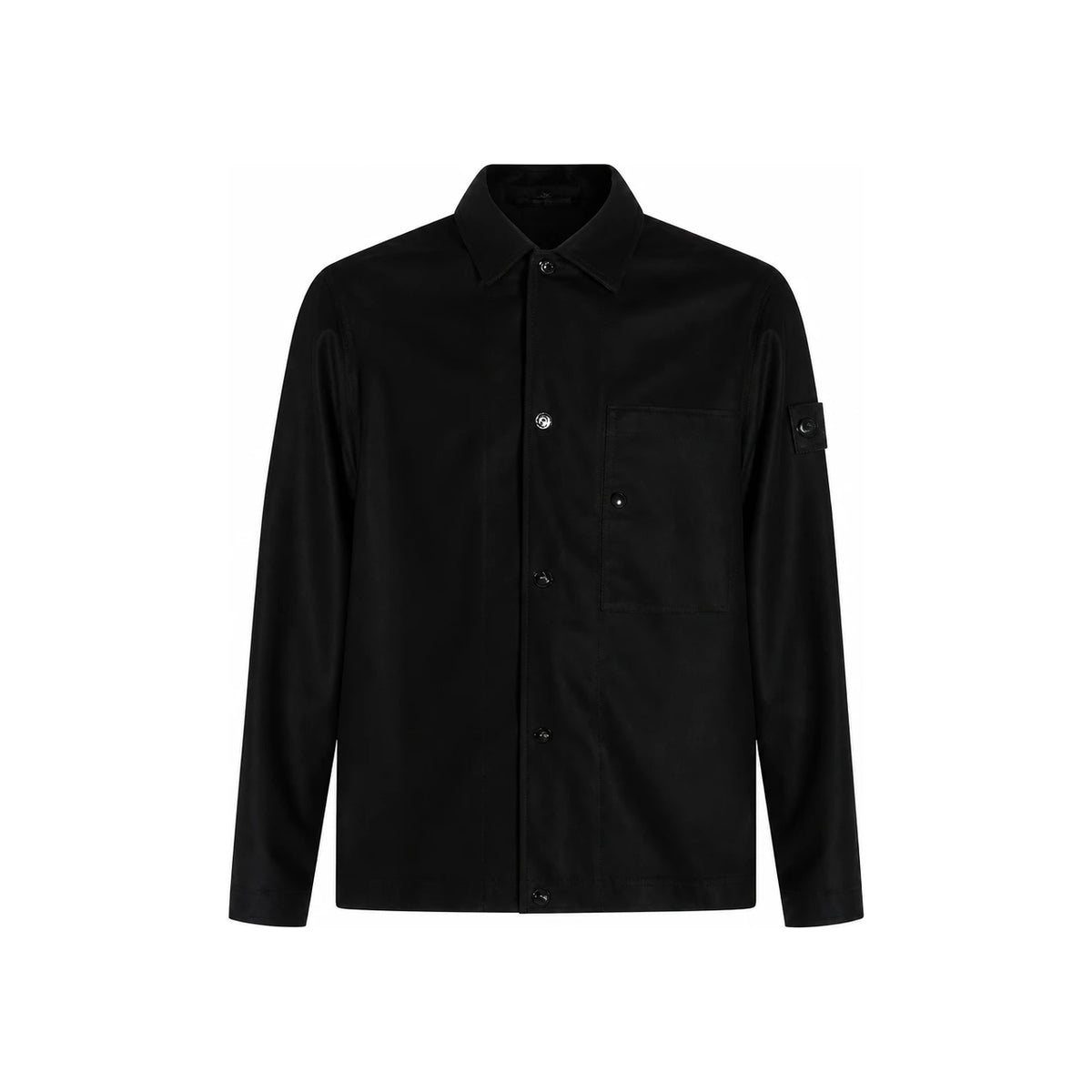 STONE ISLAND Leather Jacket Men’s Faux Shearling F 1200020 S0F24 V0029 BLACK DOM
