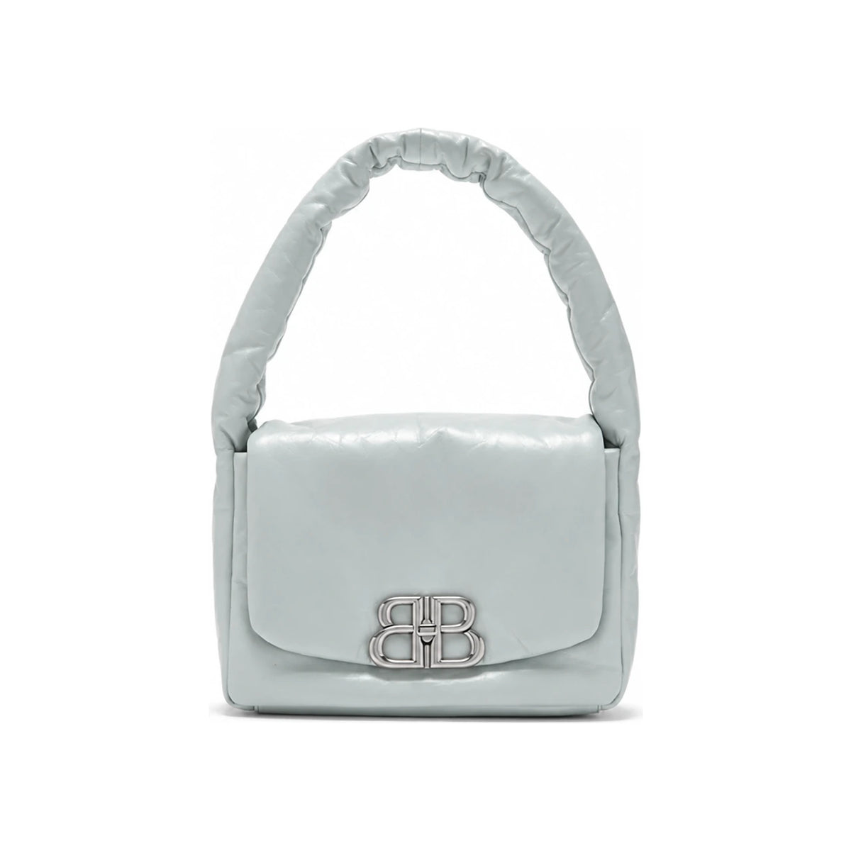 BALENCIAGA Monaco Small Sling Bag Shoulder Bag Green Leather
