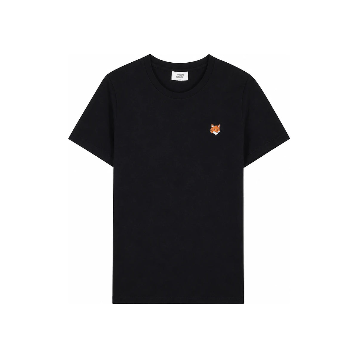 Maison Kitsune Women Fox Head Regular T-Shirt White Cotton