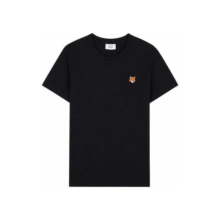 Maison Kitsune Women Fox Head Regular T-Shirt White Cotton