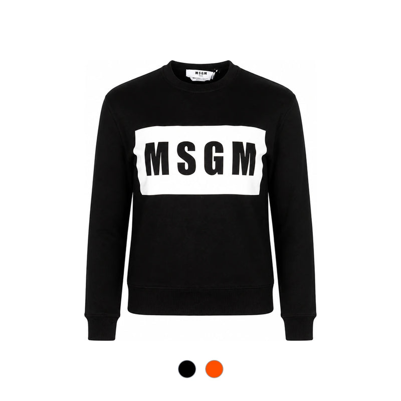 MSGM Box Logo Print Sweatshirt Women’s 2-Pack