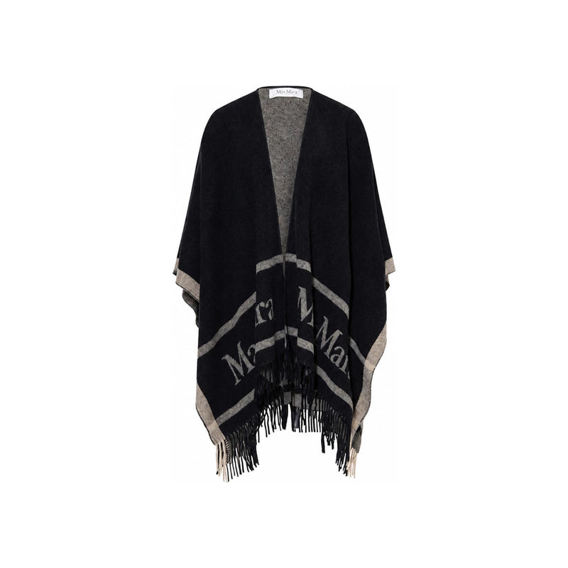 Max Mara HILDE Navy Cape Coat 2624546071 003