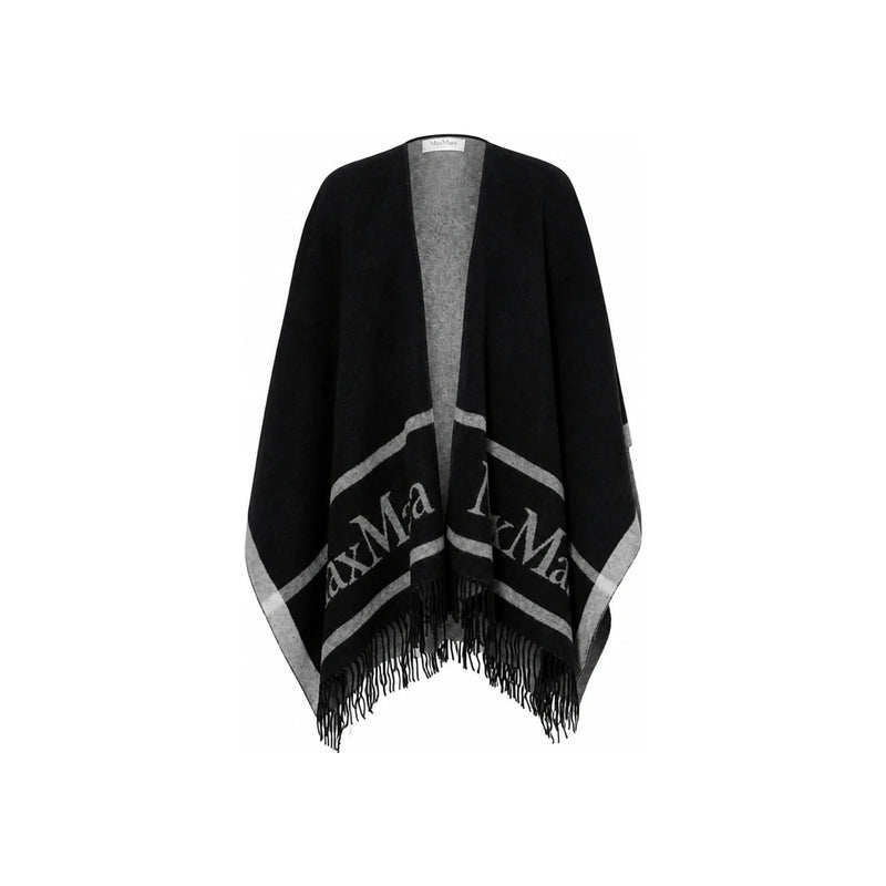 Max Mara Black HILDE Cape Coat 2624546071 007