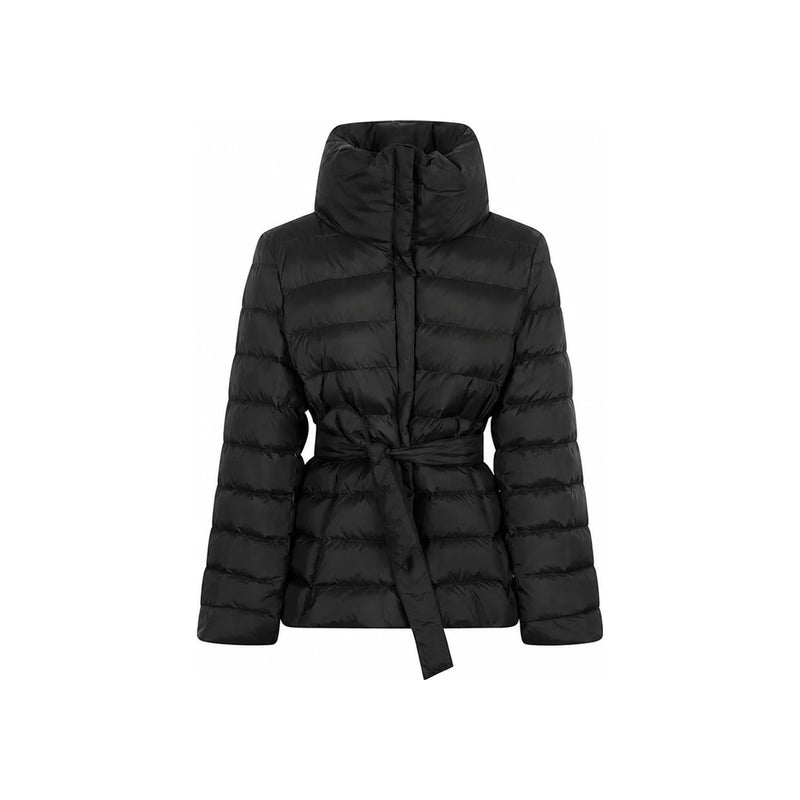 Max Mara Black Belted Puffer Jacket 2625486031 005