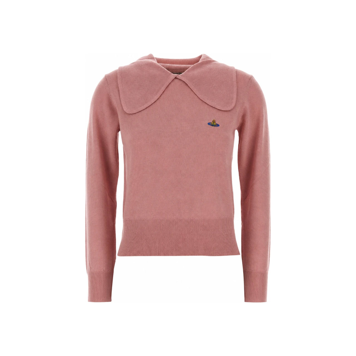 Vivienne Westwood ORB Tie Bea Collar Women’s Round Neck Knit Sweater