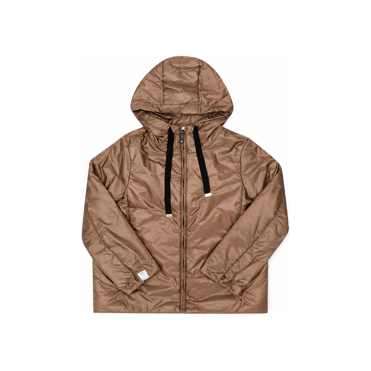 Max Mara Green Hooded Down Puffer Jacket for Women 262948 6034