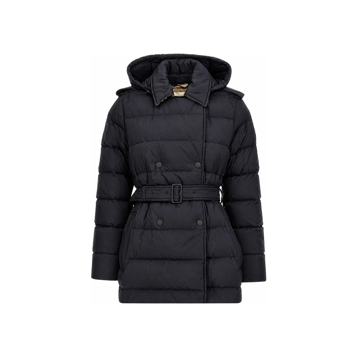 BURBERRY Black Down Puffer Jacket for Men