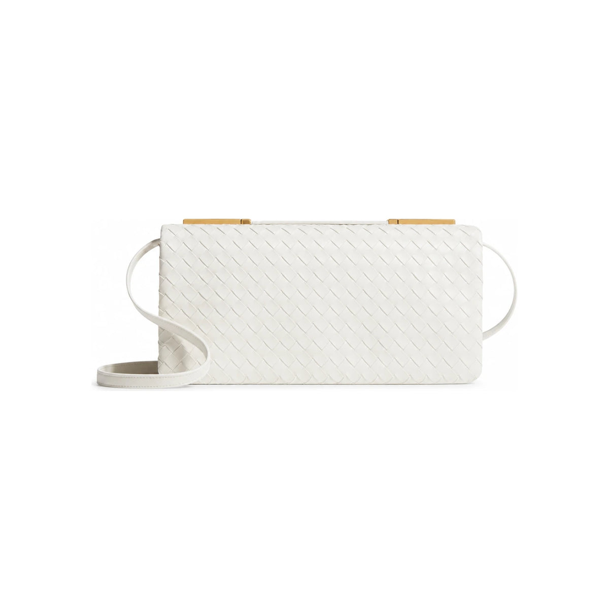 Bottega Veneta Leather Clutch Bag Brown