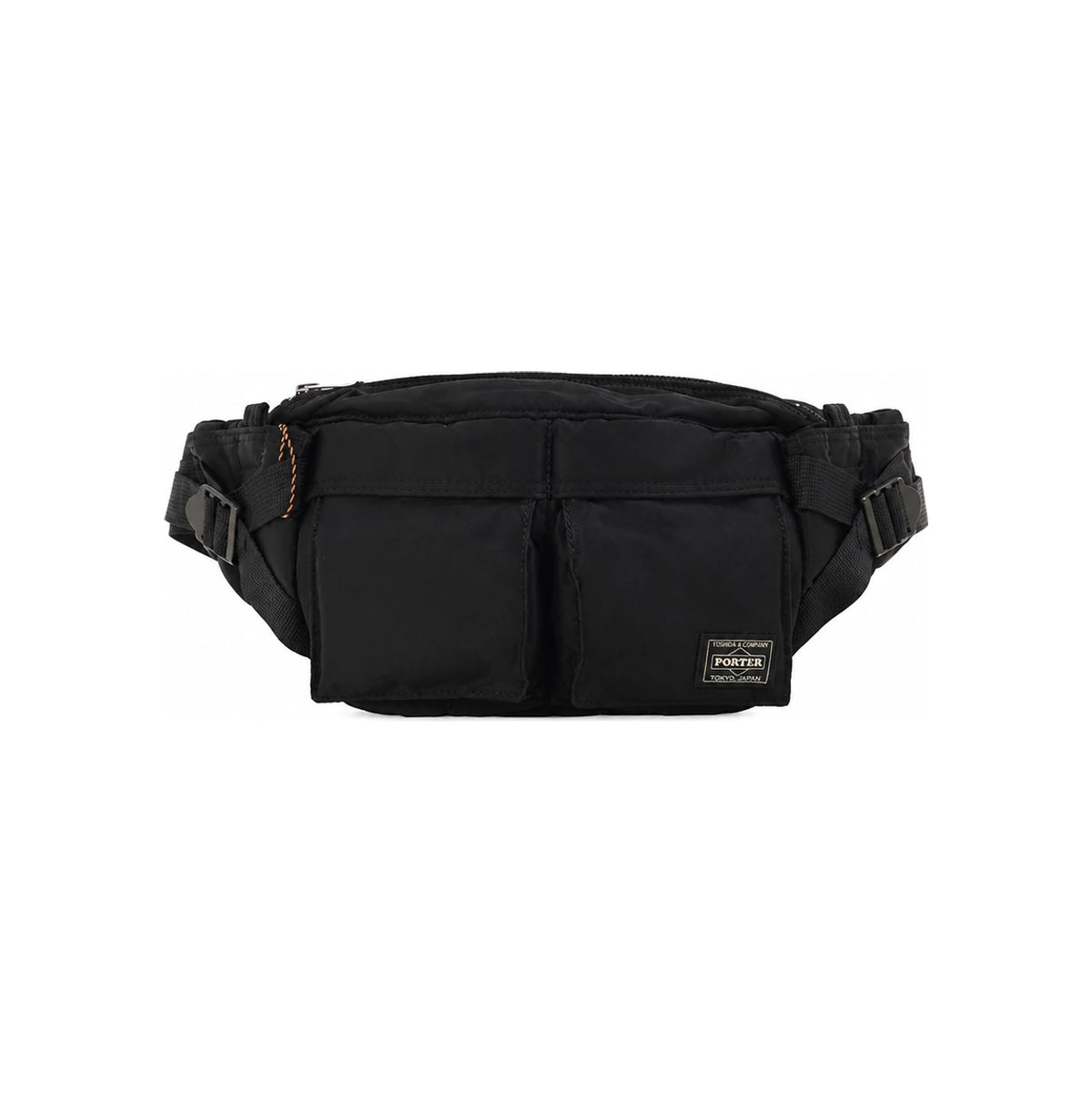 PORTER Unisex TANKER Nylon Waist Pack Black
