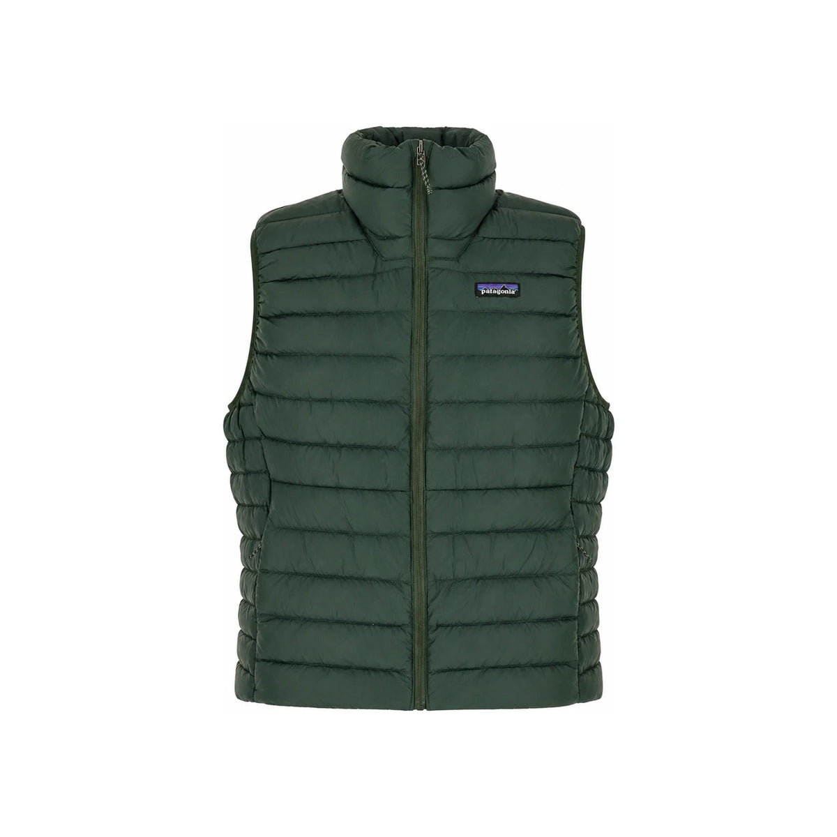 patagonia Treeline Green Down Sweater Vest