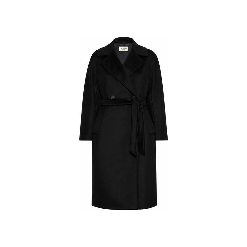 Max Mara Regina Virgin Wool Coat Black