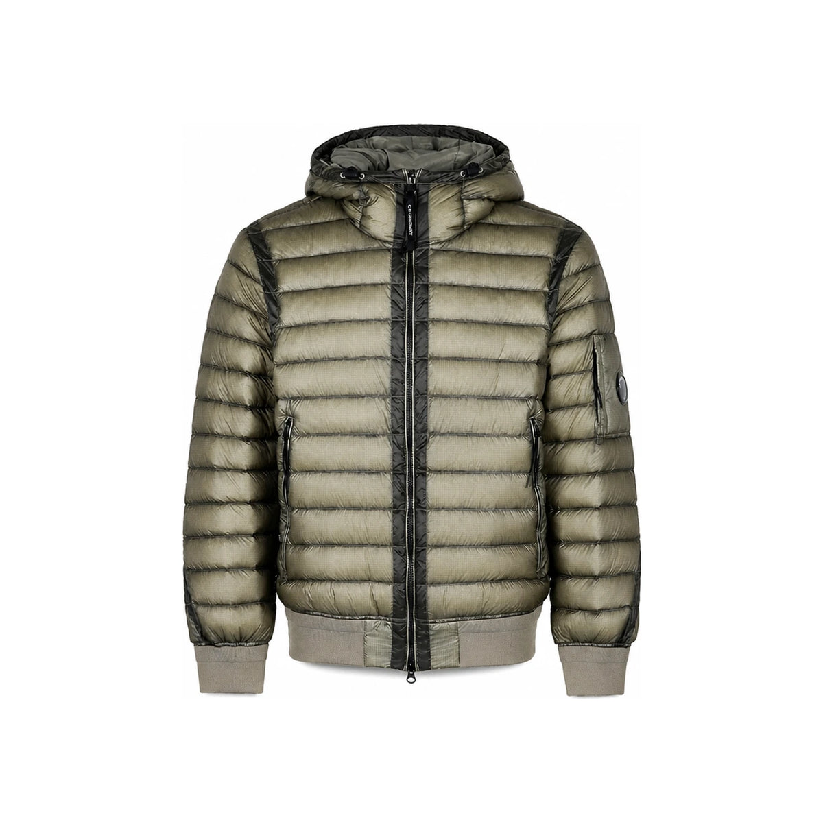 CP Company Men DD Shell Hooded Lens Down Jacket Green