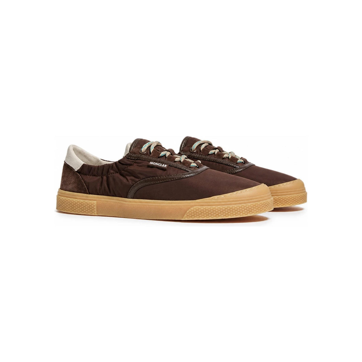Moncler Brown VERA Low-Top Sneakers for Men 4M00110 M9244 243