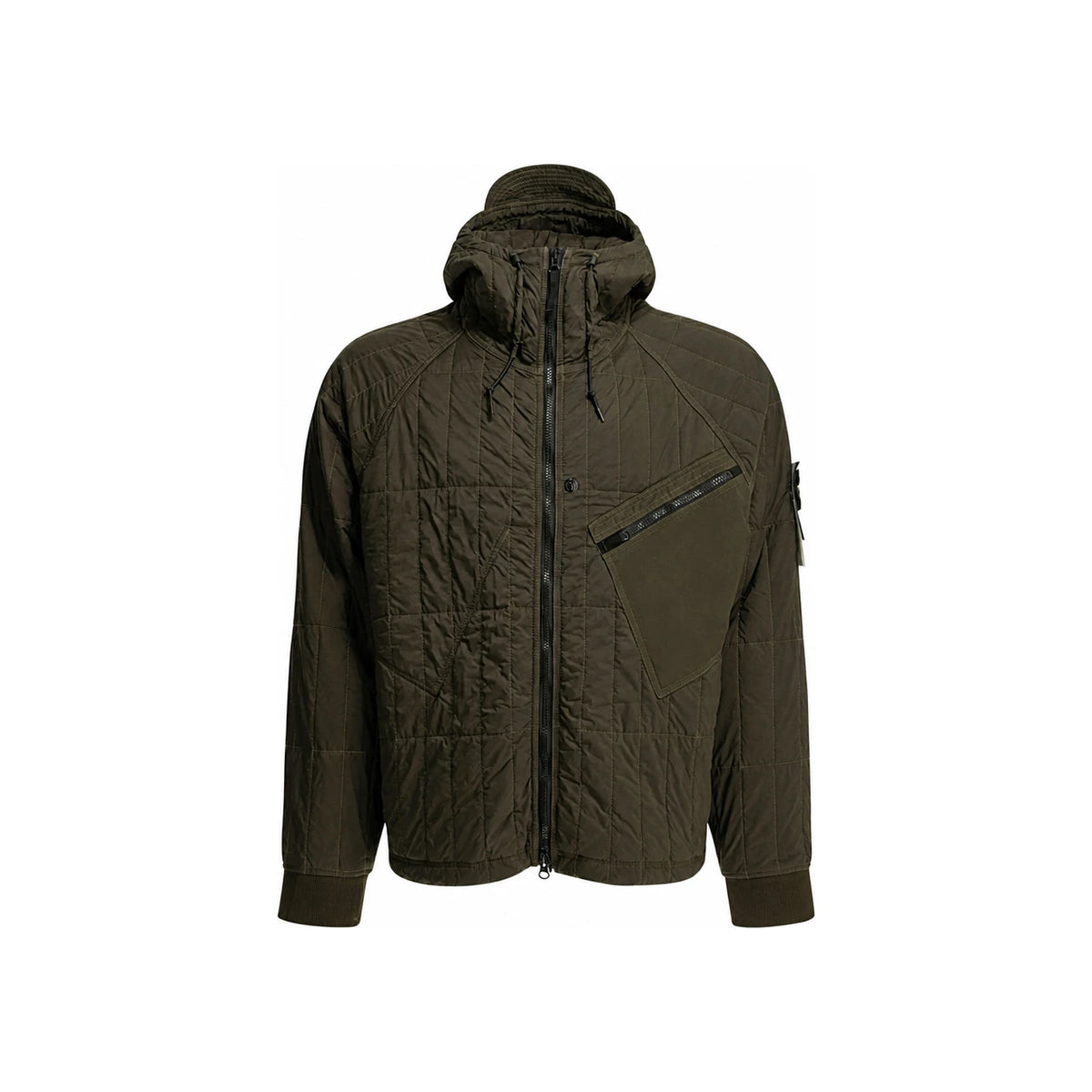 STONE ISLAND Black Down Puffer Jacket for Men