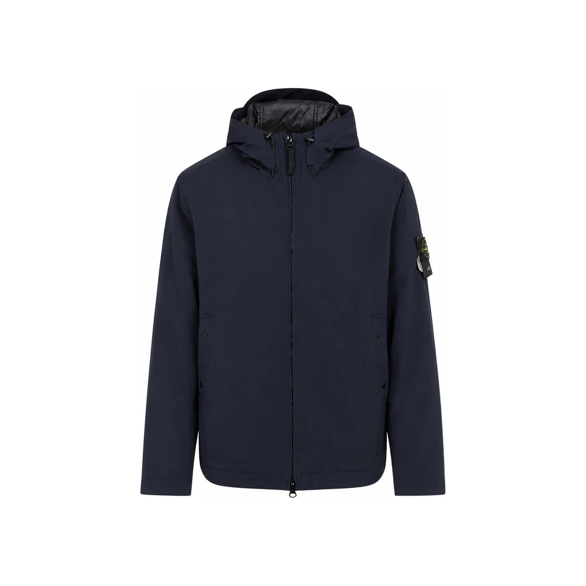 STONE ISLAND Black Nylon Anorak Pullover Jacket for Men