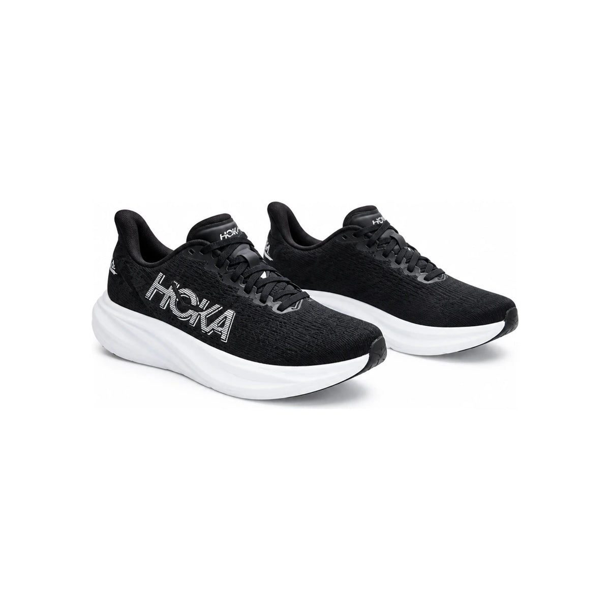 HOKA Mach 7 Running Shoes Men’s White Low-Top Sneakers 1171904 BWHT