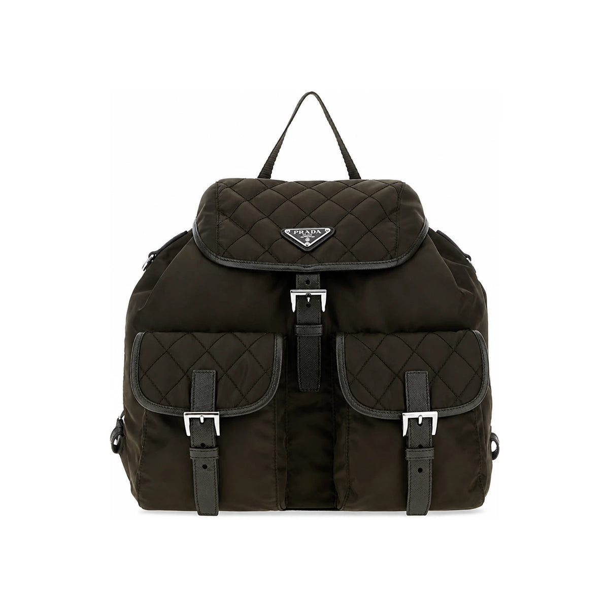 PRADA Zipper Nylon Backpack Black