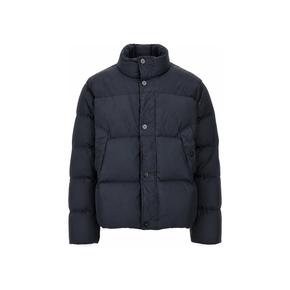 STONE ISLAND Black Down Puffer Jacket Men’s
