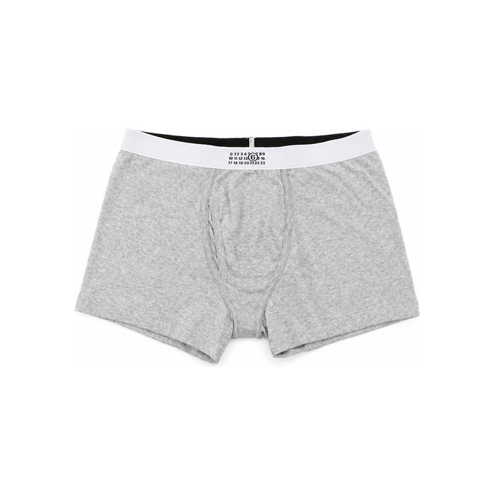 Maison Margiela MM6 Numbered Band Boxer Trunks Men’s Underwear Gray