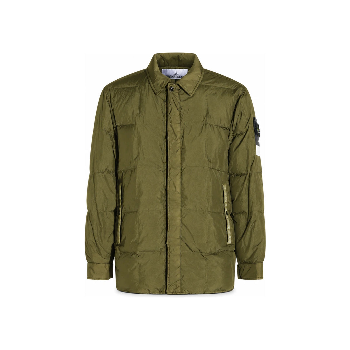 STONE ISLAND Black Down Puffer Jacket for Men