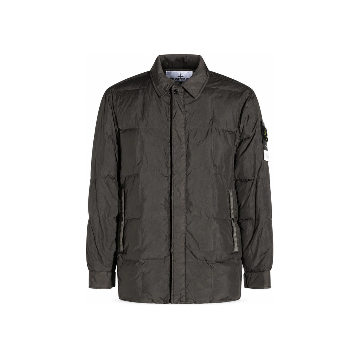 STONE ISLAND Black Down Puffer Jacket for Men