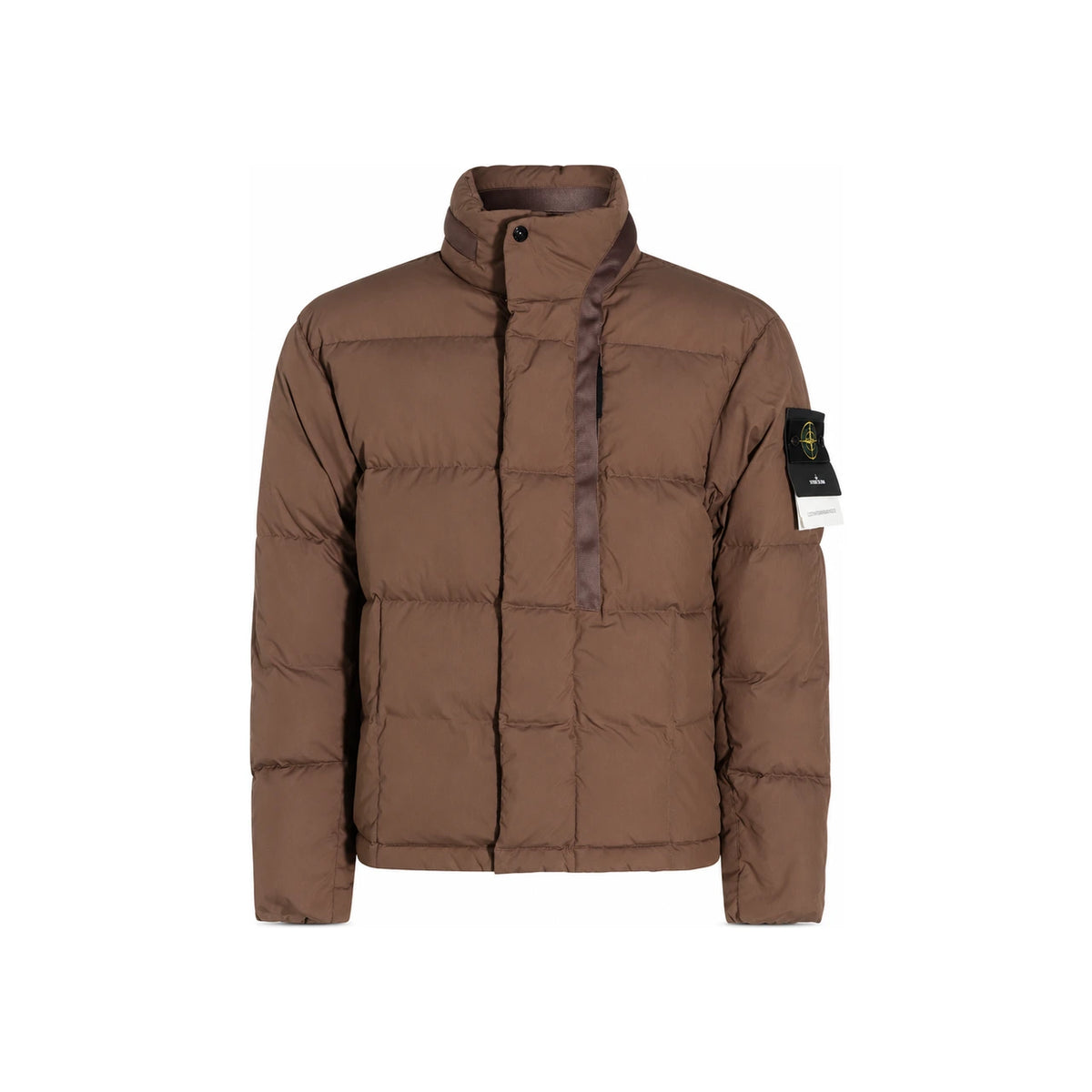 STONE ISLAND Black Down Puffer Jacket for Men