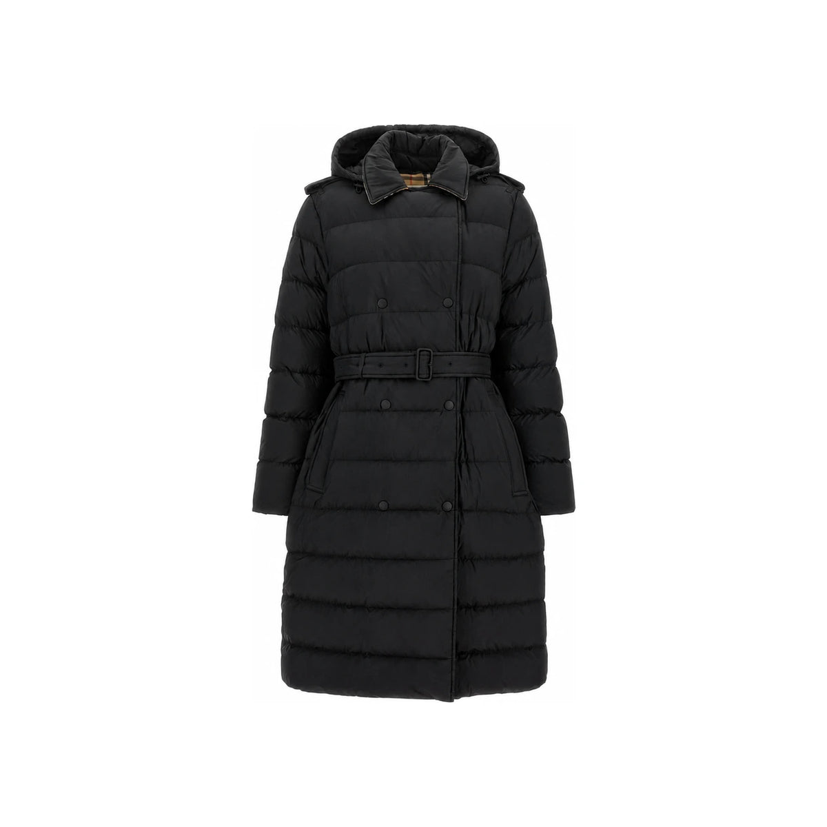 BURBERRY Black Down Puffer Jacket for Men
