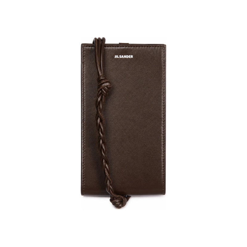 JIL SANDER Tangle Phone Holder Crossbody Bag Ebony Unisex