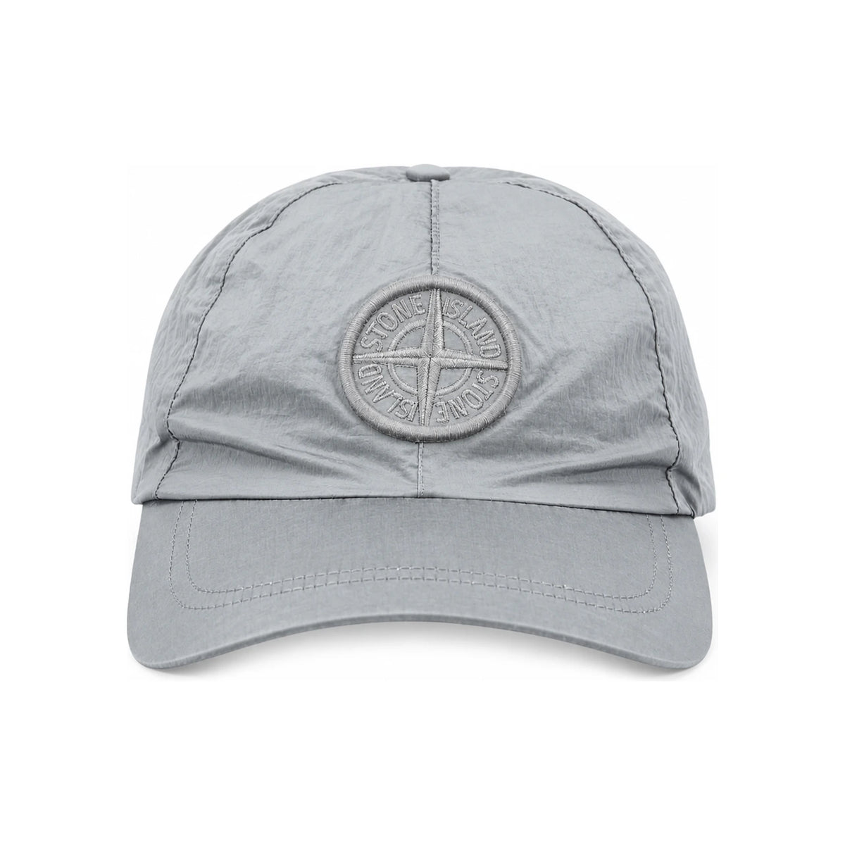 STONE ISLAND Nylon Metal Econyl Baseball Cap Ash Grey