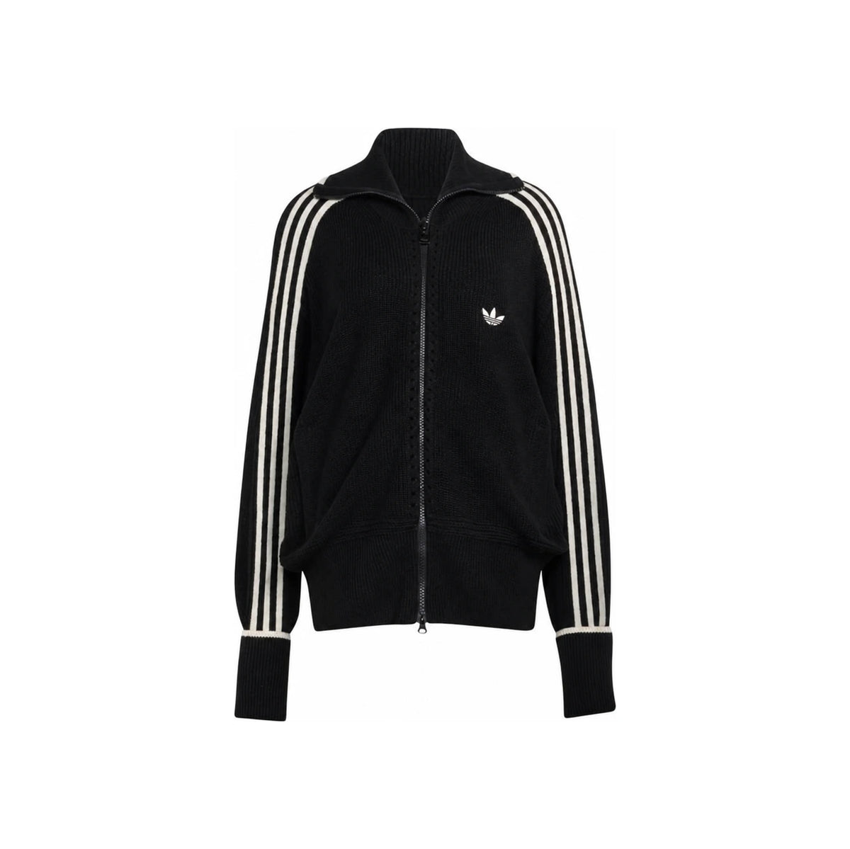 Adidas Black Chalk White Outerwear Jacket