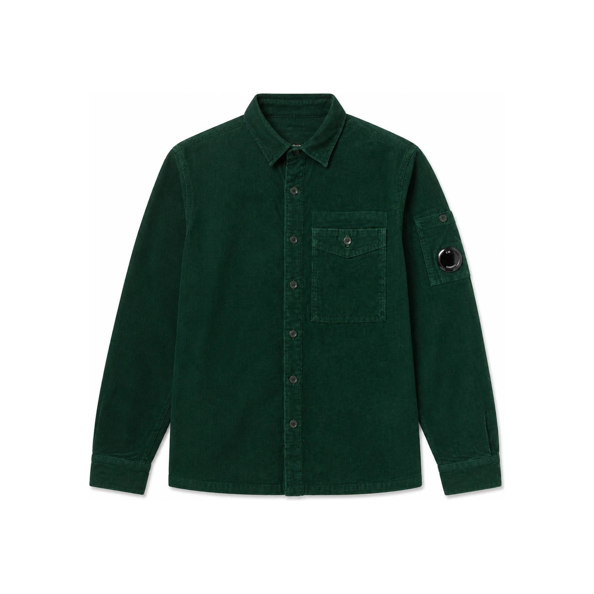 CP Company Lens Corduroy Long Sleeve Shirt for Men