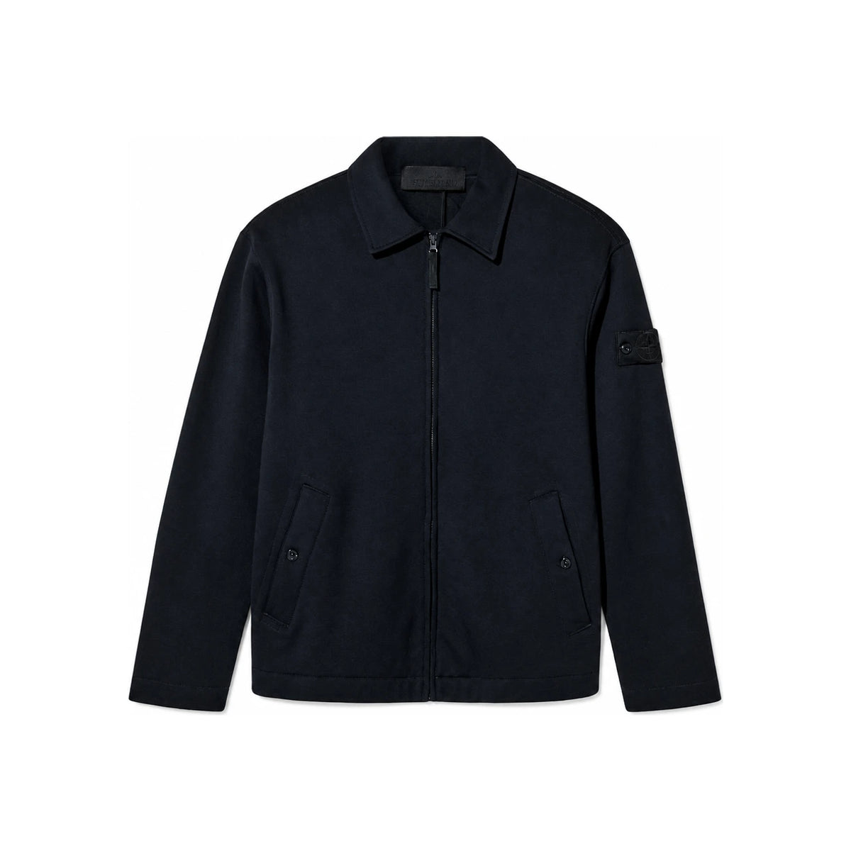 STONE ISLAND Black Nylon Bomber Jacket for Men